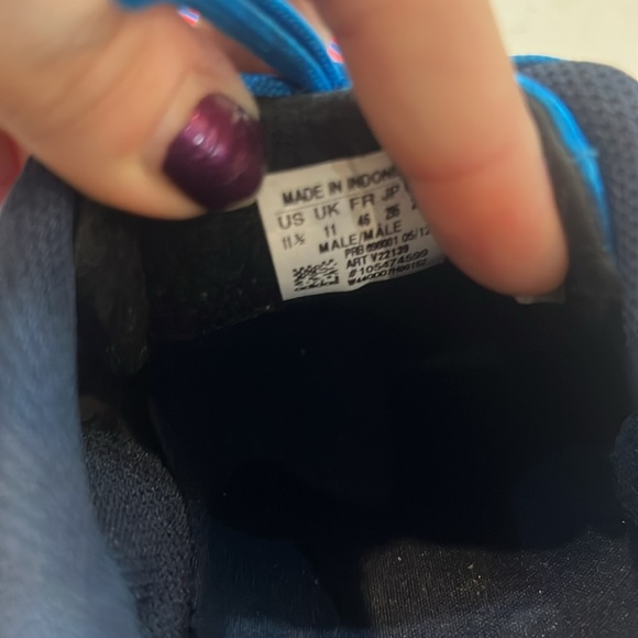 Adidas Predator Predito Soccer Cleats Men 11.5  Blue/Orange/White sport athletic - Picture 7 of 7